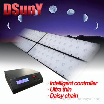 Dsuny Simulated Sunset Sunrise Lunar Cycle 200 Watt LED Aquarium Lights/ Reef Tank LED Aquarium Lighting/ Programmable 180cm LED Aquarium Light